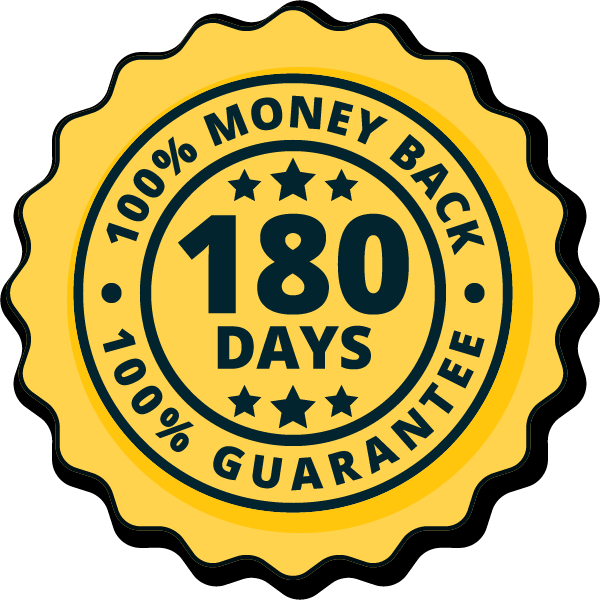 Boostaro 180-day money back guarantee